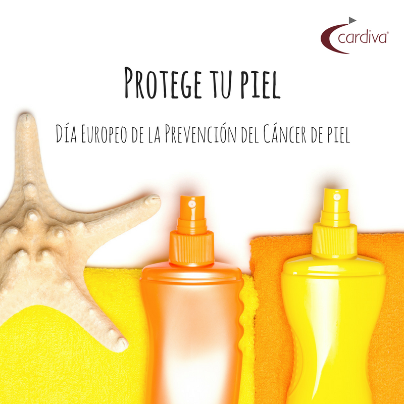CARDIVAGROUP's tweet photo. Ahora que llega el #verano acuérdate de proteger tu piel más que nunca #DíaEuropeodelaPrevencióndelCáncerdePiel https://t.co/qaNsnoEPAP