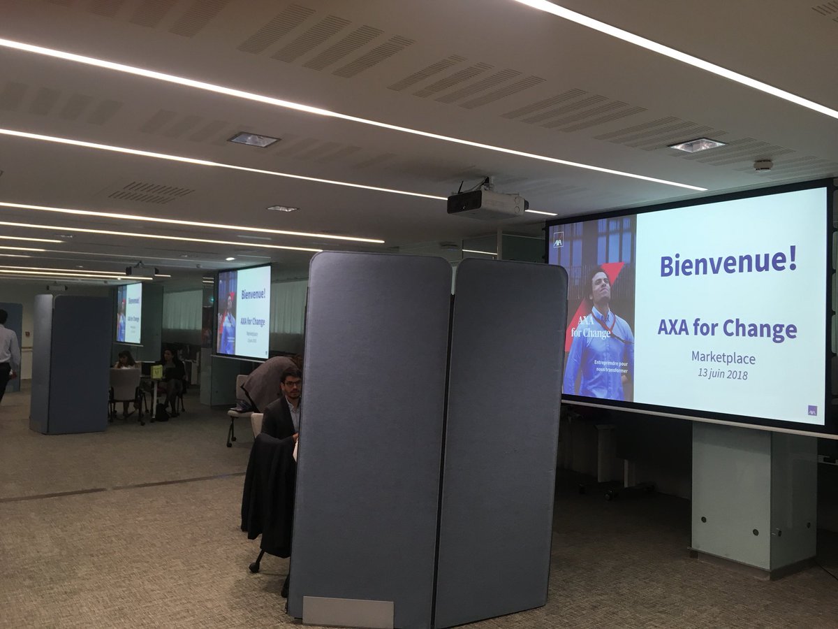 Vous voulez découvrir ce qu’est vraiment #AXAForChange ?
Venez découvrir tous les projets en avant première.
C’est maintenant en salle de Conférence 1 au T1 !
#MarketPlace
<a href="/DianeDeperrois/">Diane Deperrois 🎀</a> <a href="/EliseBertLeduc/">Elise Bert</a> @AXASLEFEVRE <a href="/CatalaChloe/">Chloé Catala</a> <a href="/adcorbiac/">Alban de Corbiac</a> <a href="/ImanMoussi/">Iman Moussi</a>