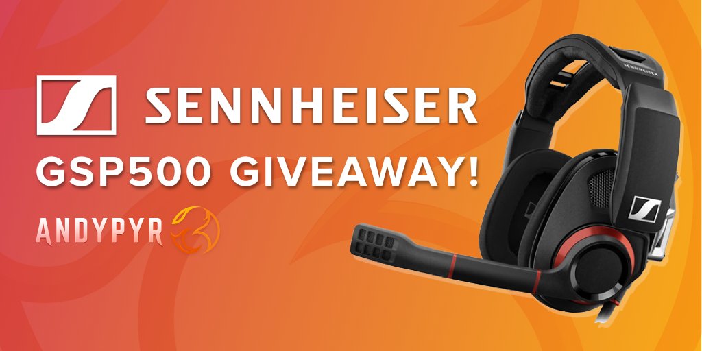 RealAndyPyro's tweet image. Get a chance to win brand new @SennheiserGamer  GSP 500 gaming headset, you can join the giveaway from this link; gleam.io/3uD4B/sennheis… ! 

Good luck!