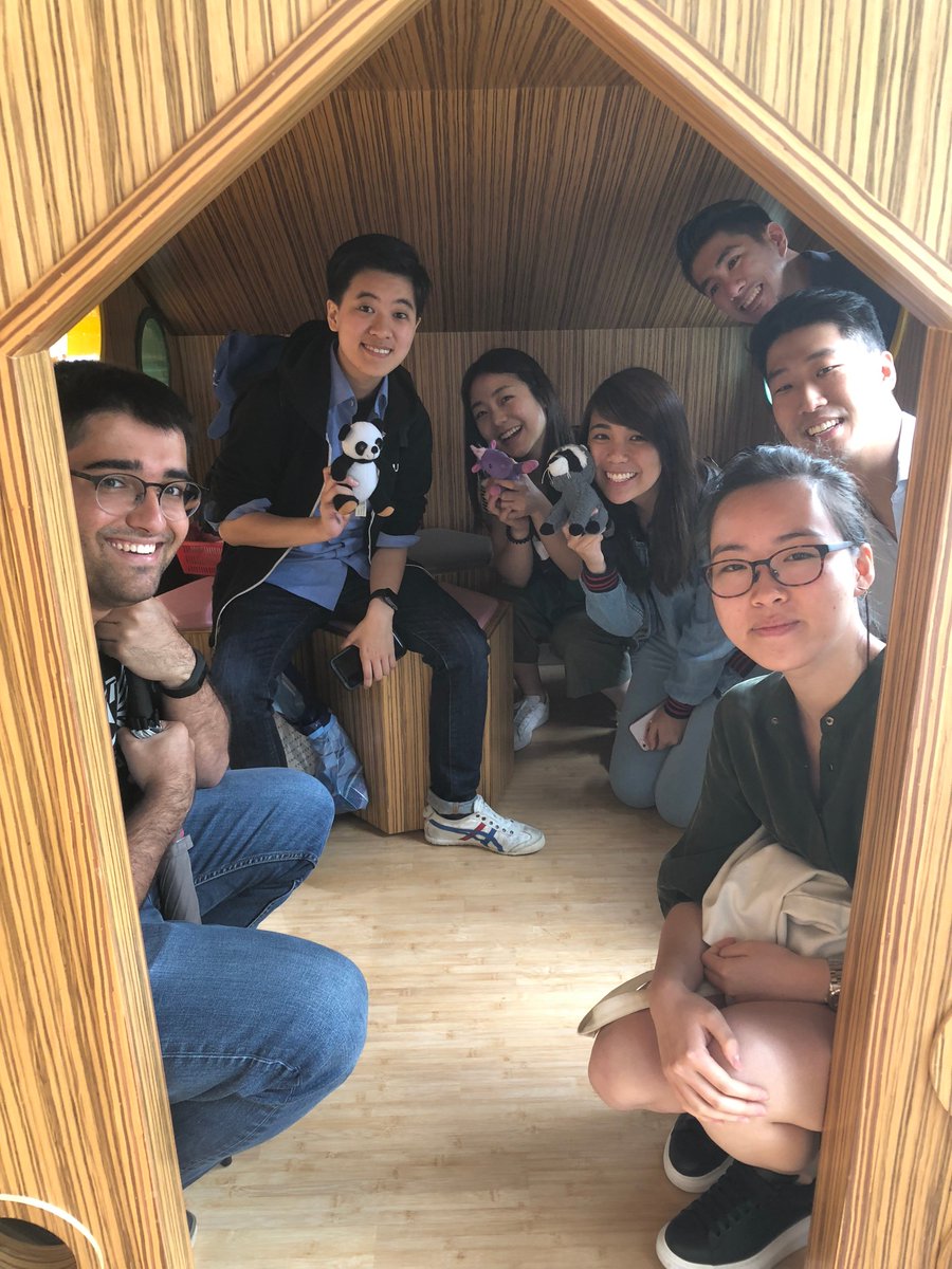 Rediscovering their inner TIS child in the new library reading area. #TISMacao alumni turning back the clock after their panel discussion!
