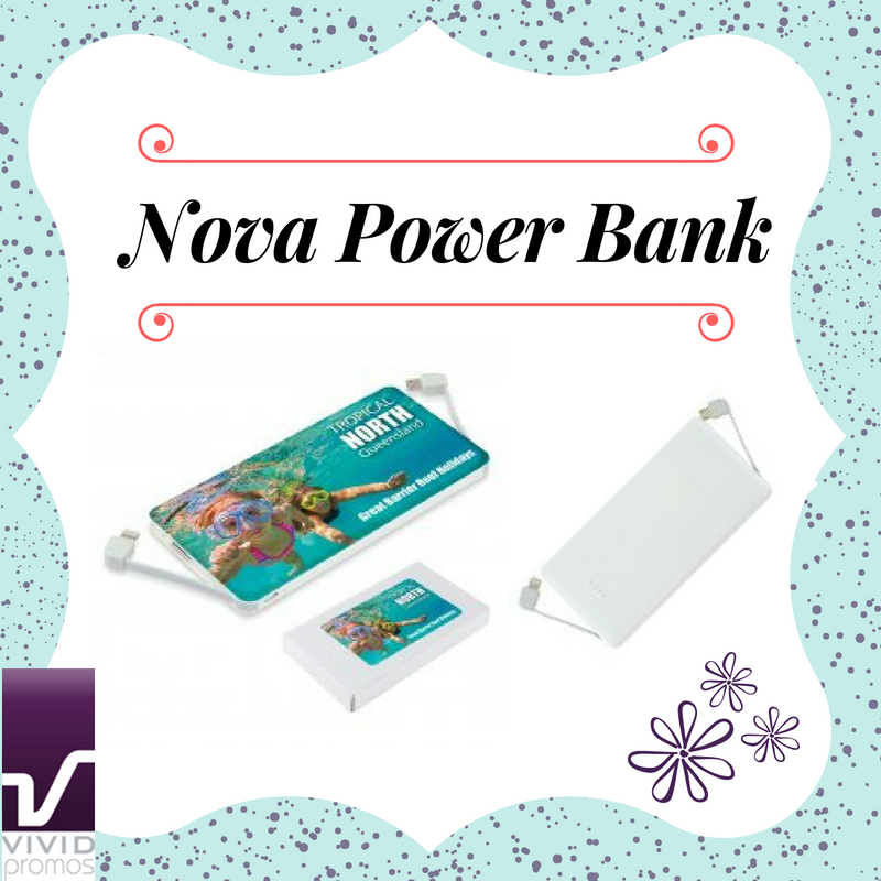 VividPromotion's tweet photo. Branded imprinted Nova Power Bank and portable chargers at the best price at Vivid Promotions Australia. Visit: https://t.co/mK67MazjmQ #NovaPowerBank #CustomPrintedPowerBank #promotionalPowerBank #PrintedPowerBank #VividPromotions https://t.co/T0qAjnvTTa