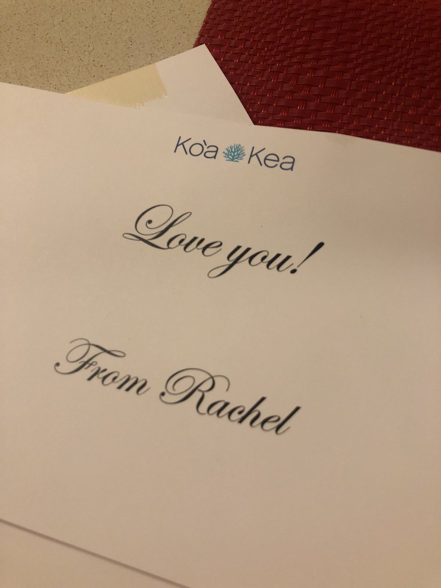 thetayavalkyrie's tweet photo. Thank you so much to @rachelsamevans for treating me and @TheRealMorrison to a fabulous sushi dinner at the @KoaKeaResort #RedSalt restaurant. Love you! ❤️ https://t.co/fhEuZnhLNN