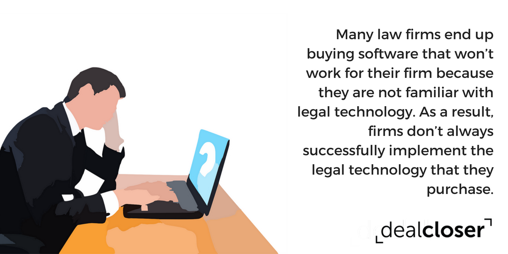 dealcloserinc's tweet photo. By having a delegate who has a deep understanding of legal technology, law firms can prevent the potential waste of time, funds and energy. #legaltech #legalsoftware #buyingstrategy #technologyplan https://t.co/jIfKK1b47L https://t.co/FGm5hny9Hg