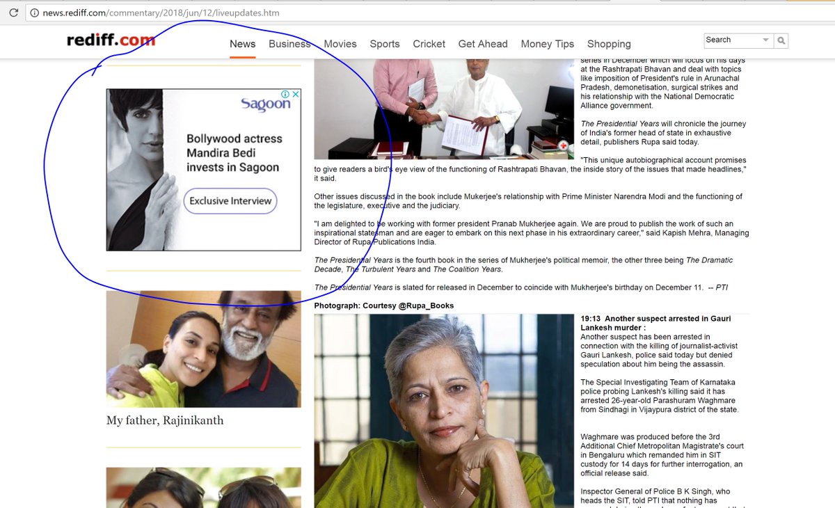 jaypaudyal's tweet photo. @mandybedi Did you really invest in #Sagoon ? This ad on @RealRediffCom is showcasing you as a major investor in the company. Please clarify. https://t.co/J19MGPA5OE