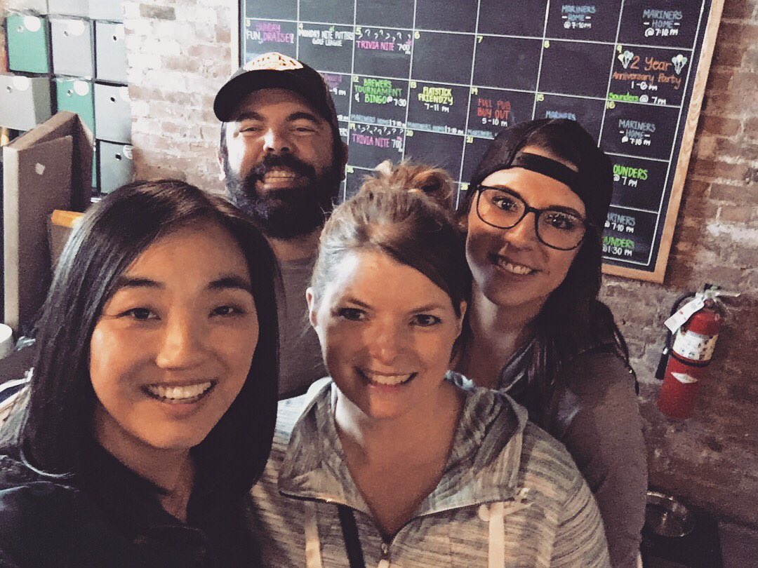 KTPendleton10's tweet photo. Duffleboard champ! Fun supporting my sister-in-law’s brewery @DicksBrewing and my brother for the @flatstickpub Brewers Tournament! ❤️ #bestsiblingsever #winnerwinnerchickendinner #dicksbrewingcompany #chickslovedicksbeer https://t.co/BzMWJfaUsA
