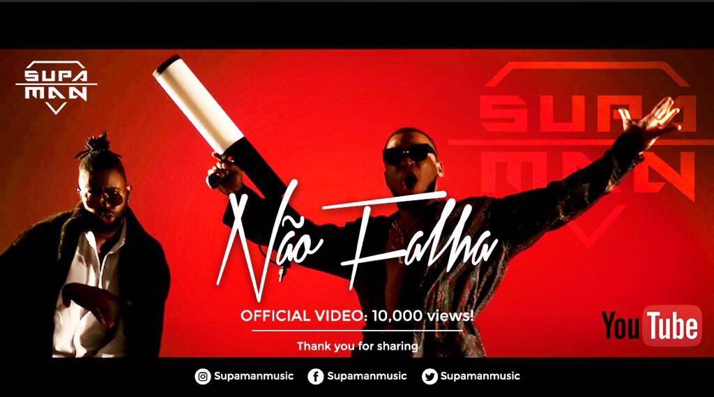 djsupamanmusic's tweet photo. Dj Supaman’s Debut Video: “Não Falha” Hits 10,000 Views on Youtube in Less than 6 Days! Thank you for Sharing ❤️ #NaoFalha #GeobekEnt https://t.co/WaEV8lf4hv