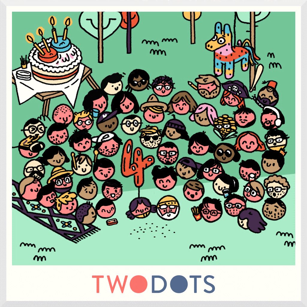 #TwoDotsBirthday //:httpsplaytwo.do/ts ؟ﻚﻟﺬﻛ ﺲﻴﻟأ ،ﺔﻴﻔﺨﻤﻟا ءﺎﻴﺷﻷا تﺪﺟو ﺪﻘﻟ !ﻲﻌﻣ twodots ﻰﻠﻋ تاﻮﻨﺳ 4 روﺮﻤﺑ ﻞﻔﺘﺣا