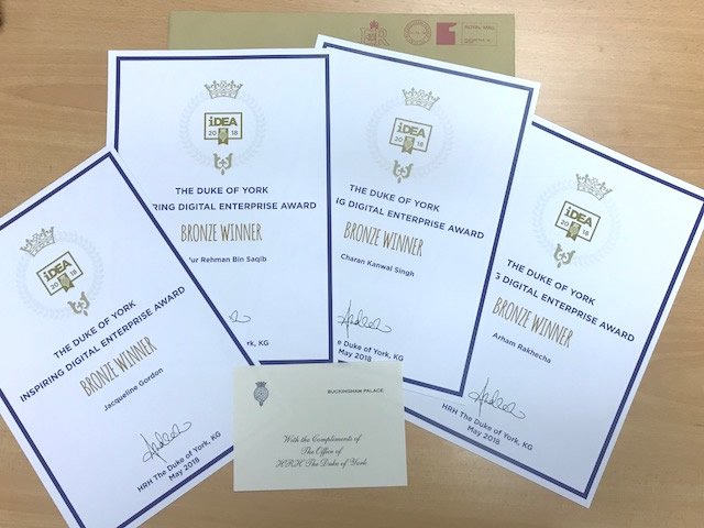 BSAKdigital's tweet photo. Wow, well done to 4 more @BSAKcomputing students in completing the
Bronze Award for the Duke of York iDEA award! @idea_award #BSAKcompSci
#BSAKachievement #BSAKY9 #BSAKY8 #BSAKY7 #BSAKY6 #Computerscience https://t.co/qekGssarzN
