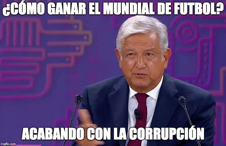 TLourdesT's tweet photo. @jhernandezcapu @JESUSRPESCADOR Hasta el mundial lo ganaremos combatiendo la corrupción, si le seguimos creyendo sus pejependejadas, nos llevó el que nos trajo #amloNO #DebateINE https://t.co/P7KH60IzGp