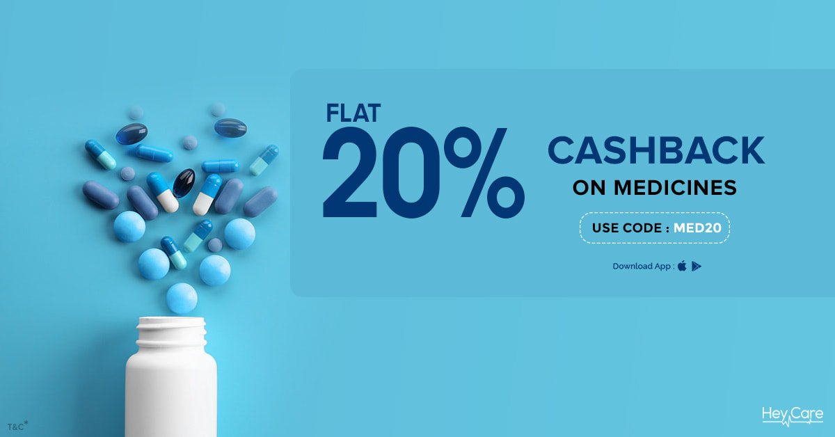 HeyCareApp's tweet photo. Pay 20% less on your #Medicines bills and get genuine medicines for your #health. Call/Whatsapp to order : 7861950000/9717739144 or use HeyCare Web/App : https://t.co/6pgutK5mQW https://t.co/EetNR0oxU5