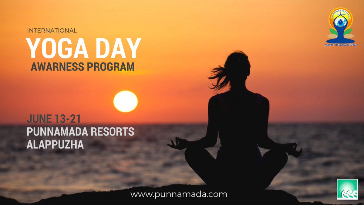 PunnamadaResort's tweet photo. International Yoga Day 2018: Everything about Yoga!
June 13 to 14th only @PunnamadaResort 
➡️ Visit : https://t.co/noZjyxyqJs 
➡️ Call Toll free No.18004253693 
➡️ Phone: +91 477 2233691
#yoga #InternationalYogaDay #class #yogalife #yogainspiration #allepey #resort #beach https://t.co/DRX0tFrCpg