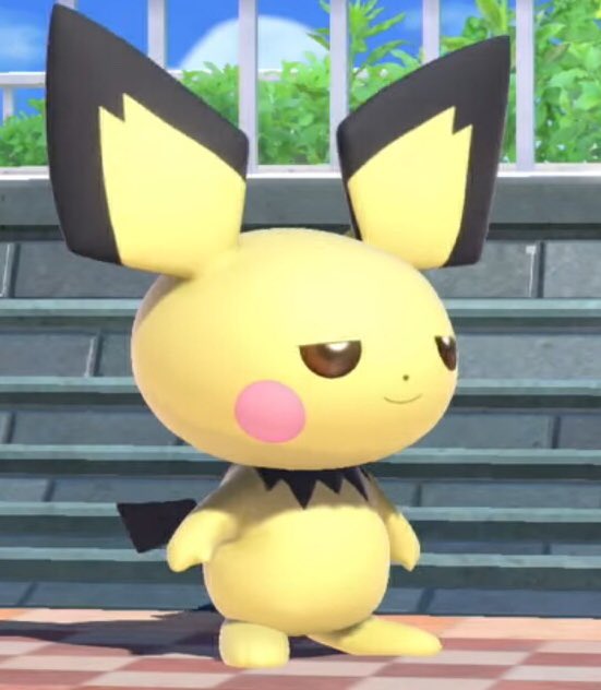 Sherphea's tweet photo. pichu’s fucking stoned #SmashBrosUltimate https://t.co/hK1hEDSgqQ