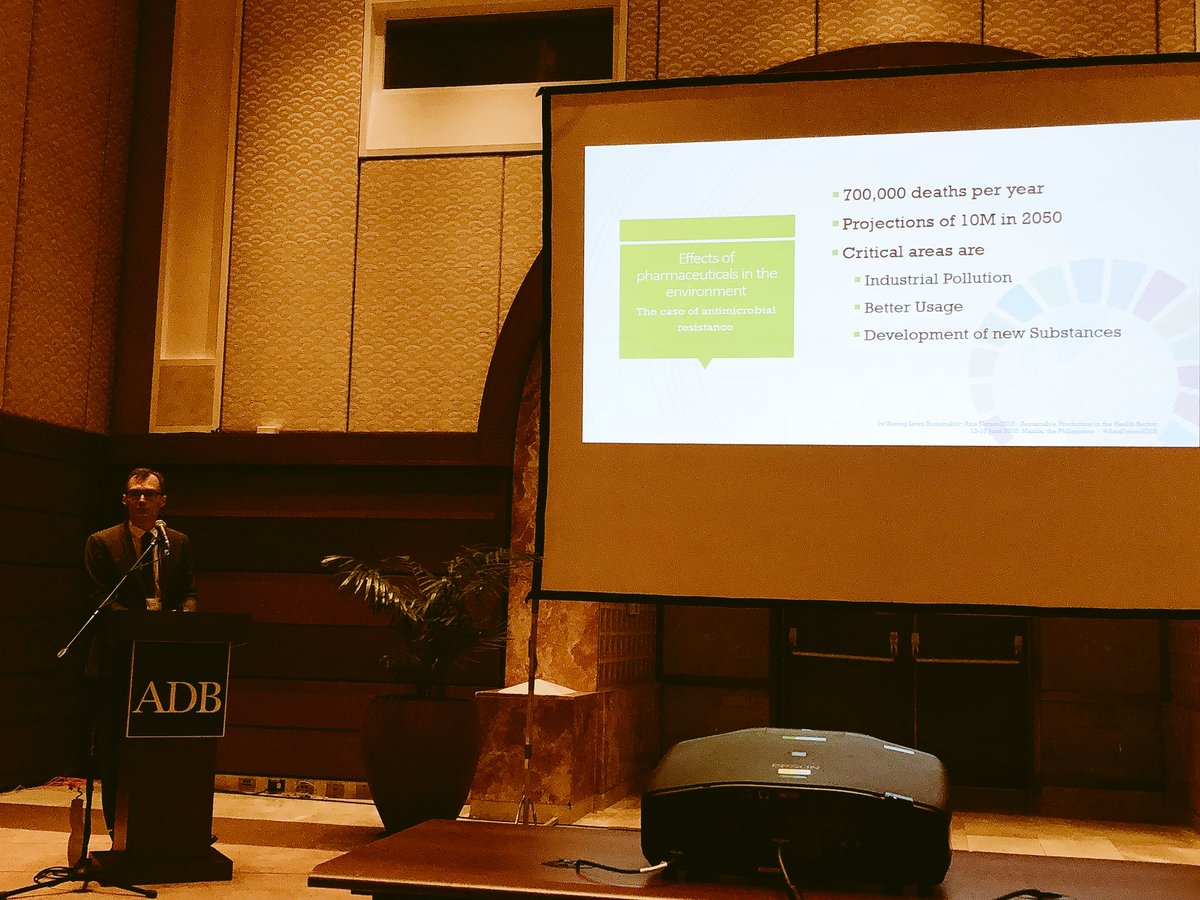 Why is it important that we talk about the #AMR and take concrete steps to #StopSuperBugs by Nicolai Schaaf from <a href="/siwi_water/">SIWI</a> 

#AsiaForum2018