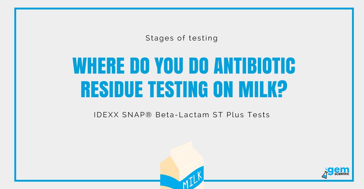 GemScientific's tweet image. Testing for antibiotic residue in #milk is vital at every stage of the production process. We have put together a info-graphic to explain each stage where milk is tested
buff.ly/2JE2uzK

#dairytesting
