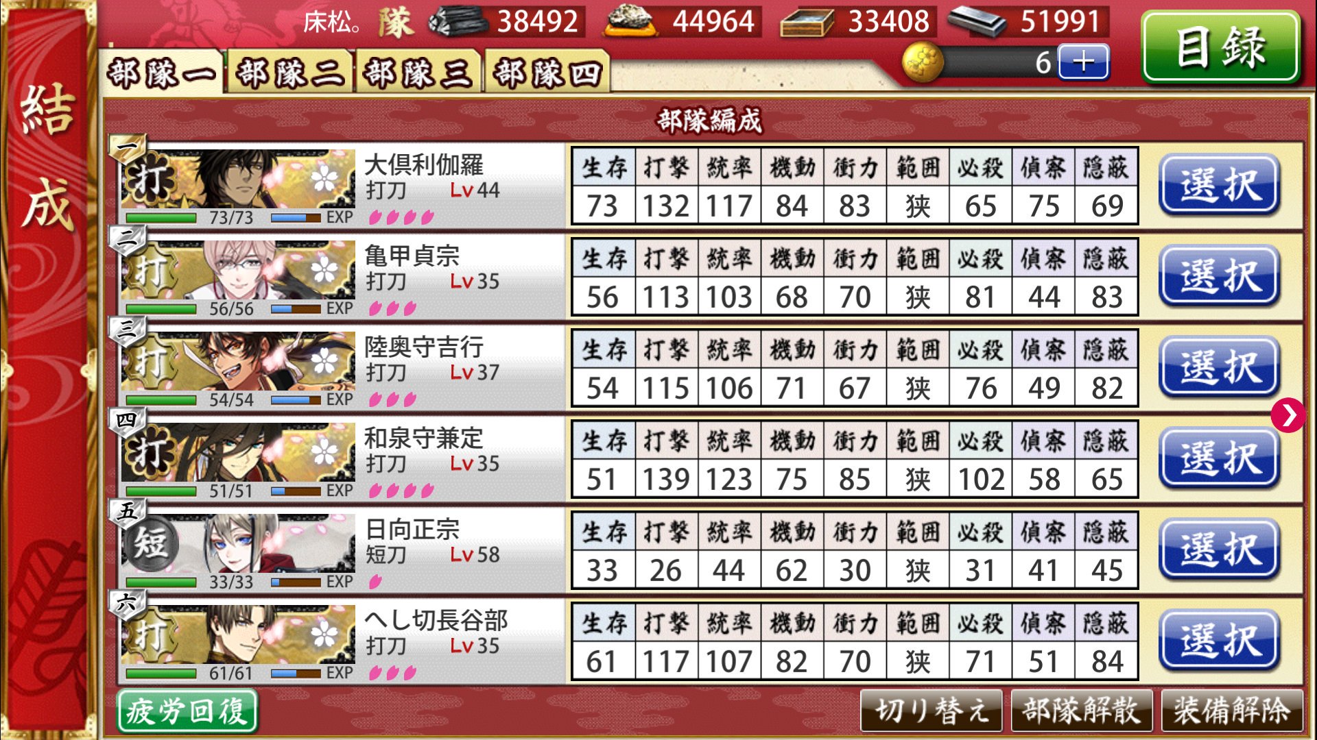 とあるオトンの刀剣乱舞 Toko Matsu ボス行くと経験値は美味しいですが 資材の減りが激しいのであまりオススメはできませんねw Twitter