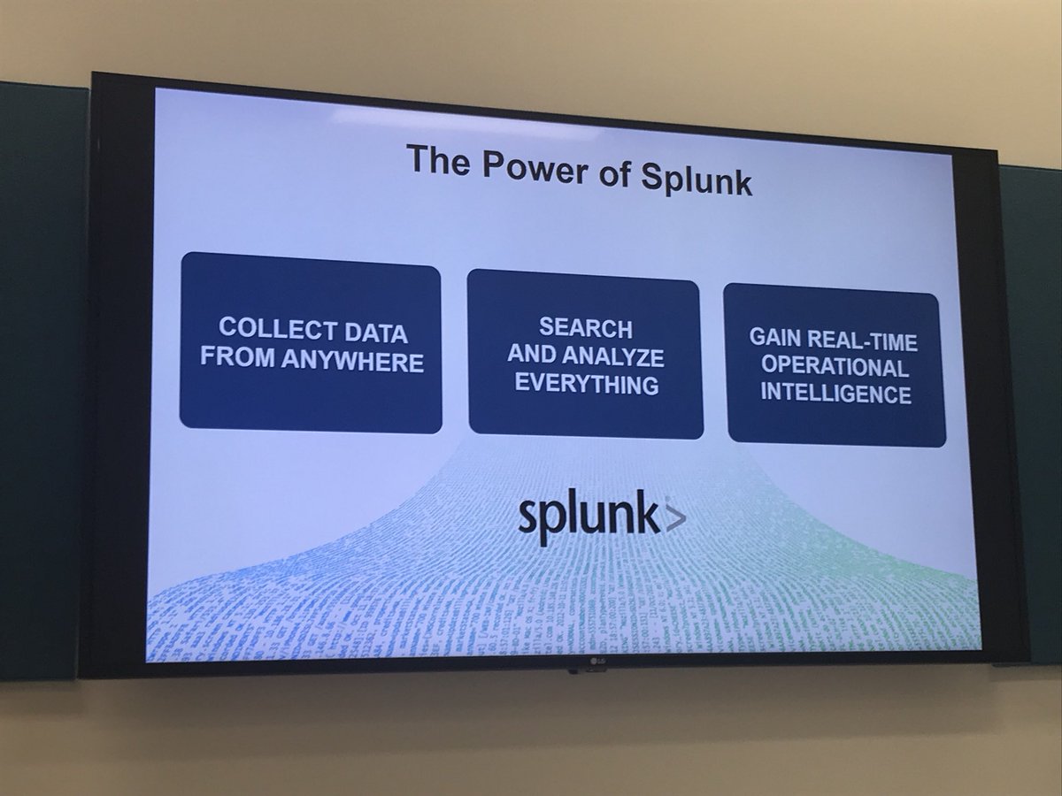 Really exciting training at @ArrowECS_UK learning the power of @splunk !! #machinedata #IoT