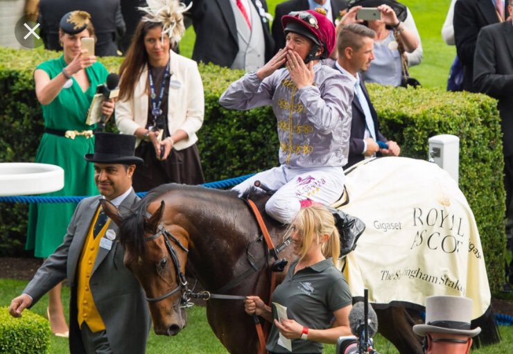 FrankieDettori's tweet photo. Courtesy of Racing Breaks I have two Queen Anne tickets to join me at #RoyalAscot next week on #LadiesDay! To enter simply RT and follow @RacingBreaks. I will announce the winner on Monday, Good Luck! https://t.co/QsJ4uwiBCW