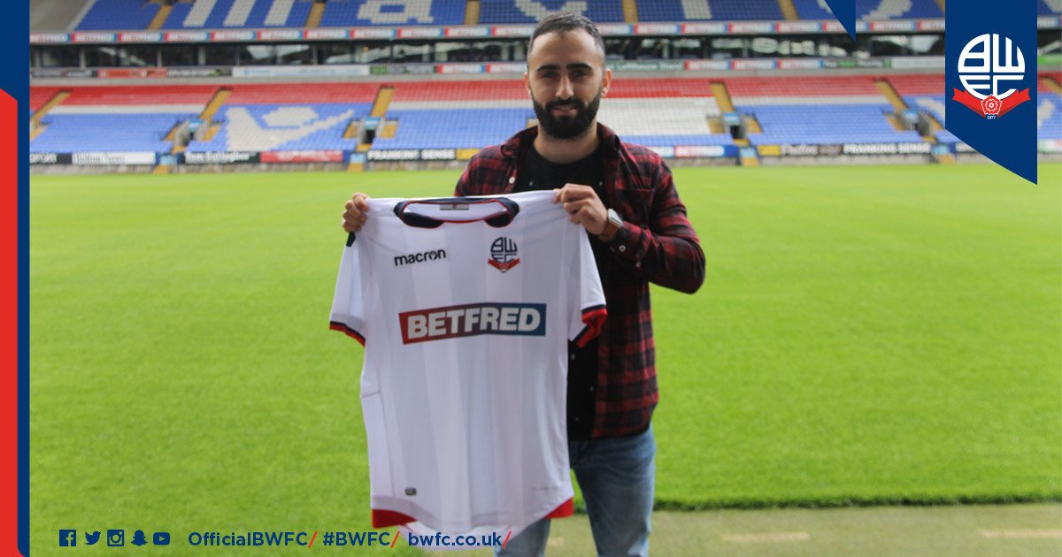 OfficialBWFC's tweet photo. 👏 Welcome to Bolton Wanderers, @Erhun_A_Oztumer! Read all the details of the playmaker's move to Macron Stadium below.

👉 https://t.co/Fr5TArfWuR

#BWFC 🐘🏰 https://t.co/glAa1uq2Vu
