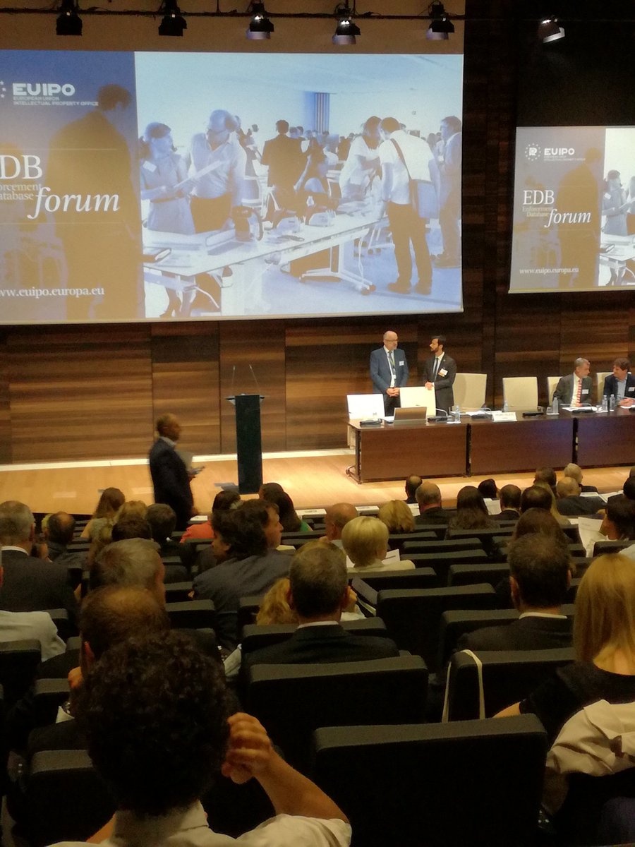 BugnionSpa's tweet photo. The Enforcement Database Forum, is opening. Today and tomorrow in Alicante. Alessandro Mannini is there https://t.co/rnCBHzmIwg @EU_IPO #EDB2018 https://t.co/XtFLS8JUqs