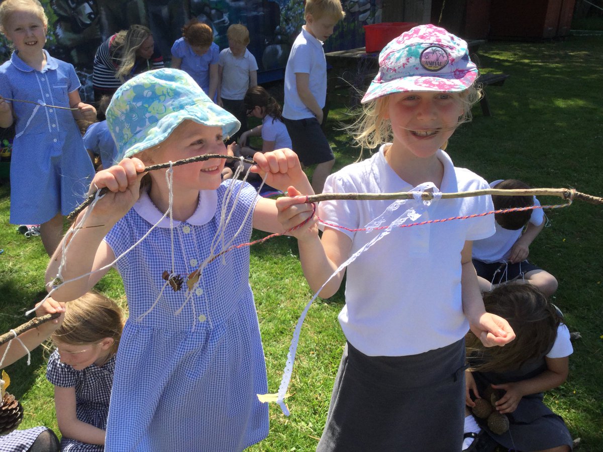 halwinhead's tweet photo. More Random acts of wildness over the last few days, including making wild wind chimes! #30DaysWild https://t.co/pZMPLghGPs
