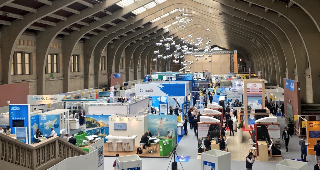Cluster_Energia's tweet photo. We are ready for the 2nd day at #ICOE2018
Come to the Basque Pavilion #WaveEnergyBasqueCountry
Find out more about our companies, R&D entities & developments in Basque Country’s ocean energy sector at booth CD304 @Zunibal_SL @AnteiaBuoy @bimep_sa @EVEuskadi #Kimua @BluesignEvents https://t.co/CJGkHyBhYy