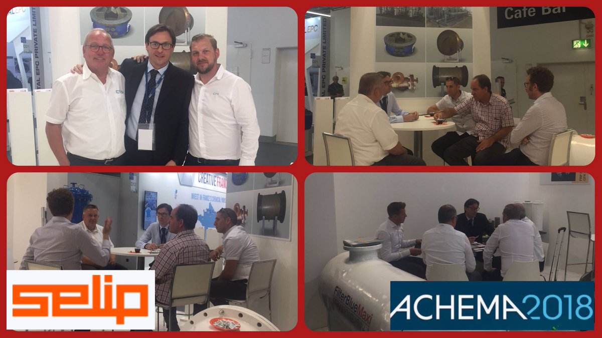 Selip_1's tweet photo. 3rd day - ACHEMA 2018
Visit us in our Stand: Hall 9.2 - Stand D30
Customers, new contacts and special old friends. Joe I was so happy to meet you, all the best to you ! https://t.co/uhGVWgBPf7