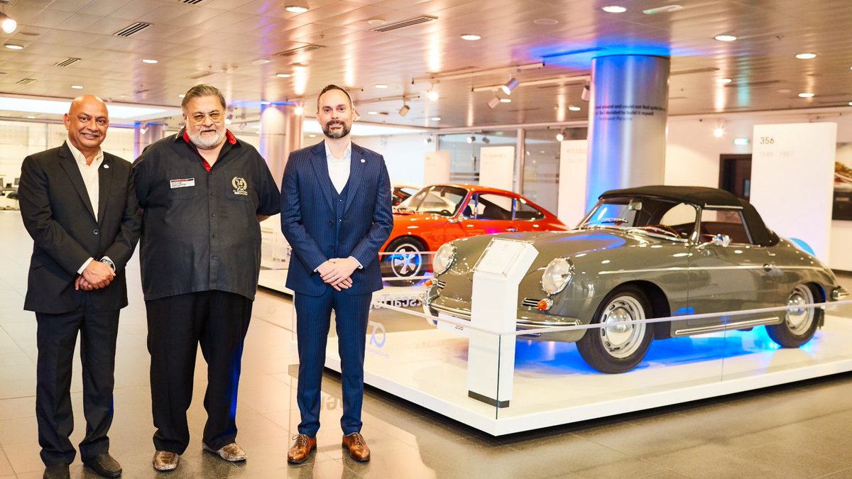 KarageTV's tweet photo. #Porsche Centre Dubai launches 70 years of Porsche sports cars exhibition
https://t.co/Ohro2HxC59 https://t.co/mllG5QYcBk