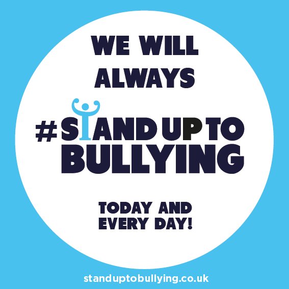 Today the nation is coming together to pledge to #StandUpToBullying. Find out more at standuptobullying.co.uk and share how 
you are standing up to bullying! <a href="/AntiBullyingPro/">Anti-Bullying Pro (from charity The Diana Award)</a>