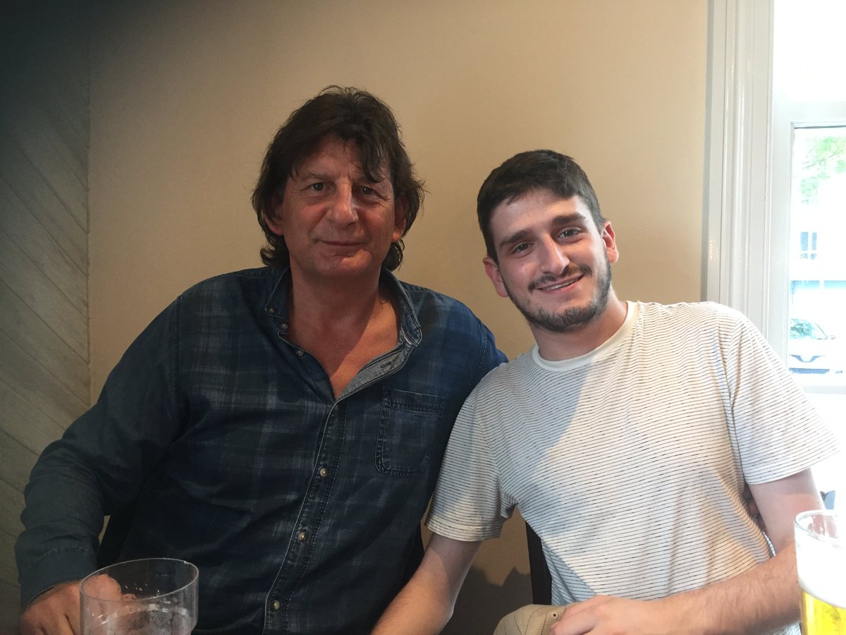I just wanted a nice picture with my dad but it ended up looking rather dodgy