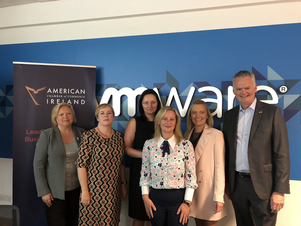 VMwareIreland's tweet photo. We are delighted to host the @AmericanChamber this morning for their first Executive Leader Peer Learning &amp; Mentoring Programme in Cork! #vmwarecork #cork https://t.co/ORbe1o19uz