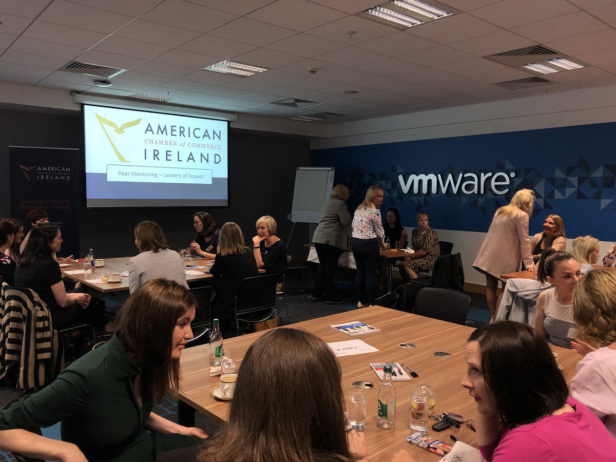 VMwareIreland's tweet photo. We are delighted to host the @AmericanChamber this morning for their first Executive Leader Peer Learning &amp; Mentoring Programme in Cork! #vmwarecork #cork https://t.co/ORbe1o19uz