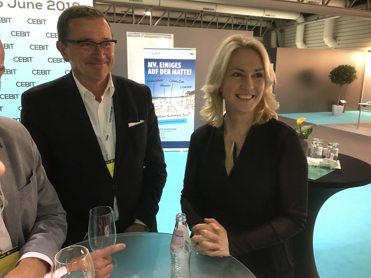 Ausstellerempfang der Ministerpräsidentin <a href="/cebit/">Cebit</a> #MV #CEBIT18