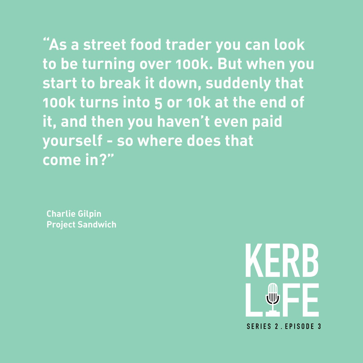 KERB_'s tweet image. Is £10 for a burger really too much?  We all hear it, "street food is too expensive" but in Episode 3 of #KERBLife podcast🎙 we dig into the true cost behind running a #streetfood business.

Listen 👉 bit.ly/2l7II5d