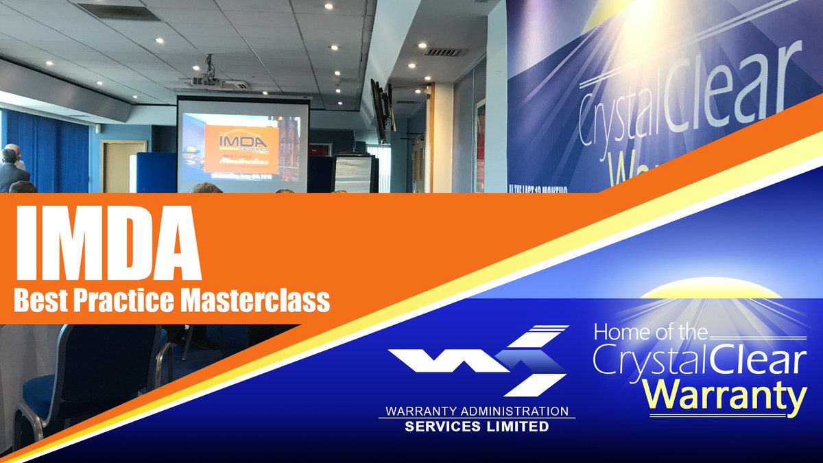 WarrantyAS's tweet photo. Excited to be posting our footage shortly from the IMDA Masterclass last week. Watch this space! #TheIMDA @IMDA2017 https://t.co/CD2U6ZQLuw