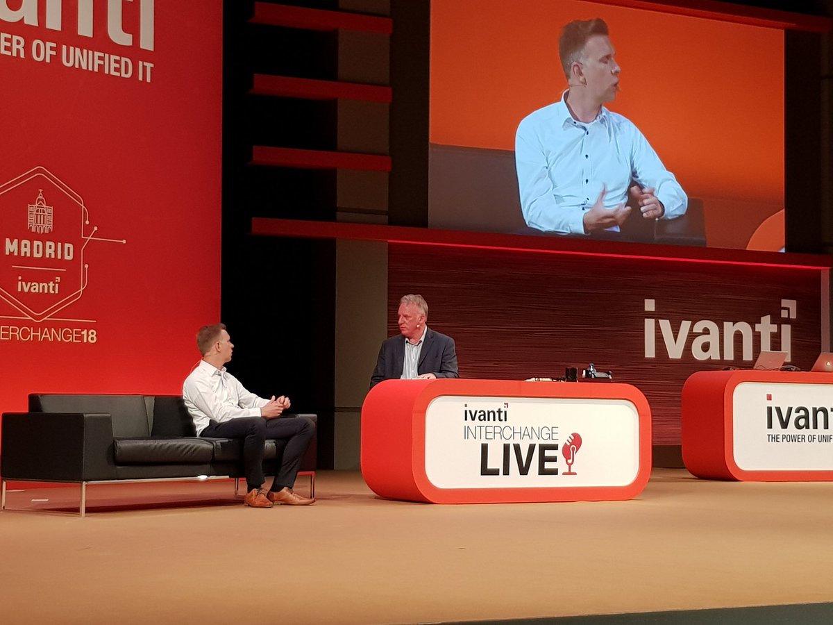 andrzejbaldin's tweet photo. Ivanti Partner talking about how a customer used Ivanti solutions to migrate to W10 at #interchange18  in Madrid. https://t.co/ogeS8Zr3oh