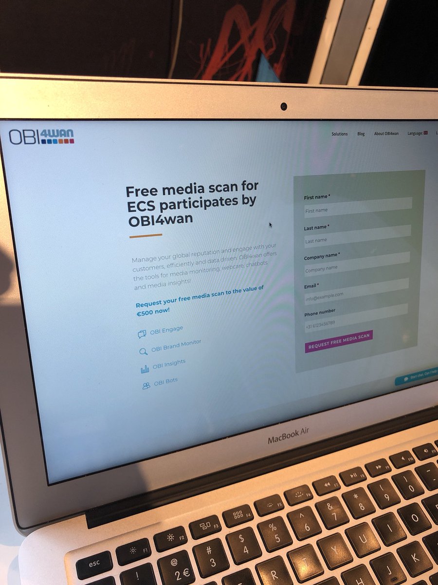 DavyGuijt's tweet photo. Who is attending #ECS18 and is interested in a free media scan? https://t.co/nHOigAKwH3
