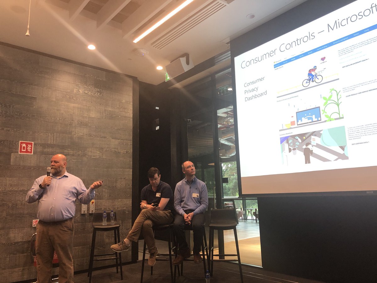 KateColleary's tweet photo. I was delighted to introduce a great line up this morning at the @PrivacyPros #Knet in @Microsoft Dublin - hearing from the DPO of Microsoft and Dropbox on how they manage their role. And words of wisdom from the wonderful @ictlaw_com on the Irish DP Act. https://t.co/x4WNE315T1