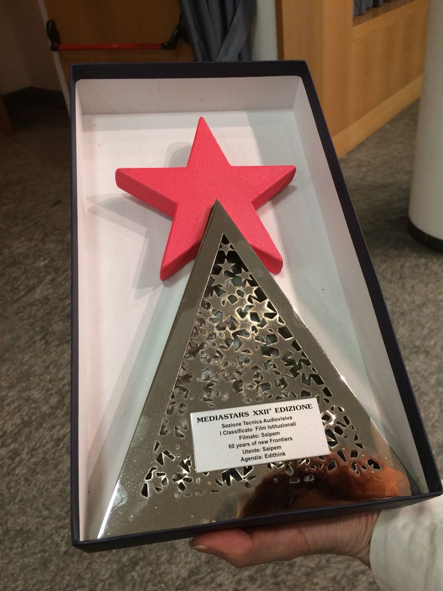 edithink_'s tweet photo. Premio Tecnico della Pubblicità Mediastars: vincitori!
I Classificato Sezione Tecnica Audiovisiva, Film Istituzionali https://t.co/NoZMK85SgX