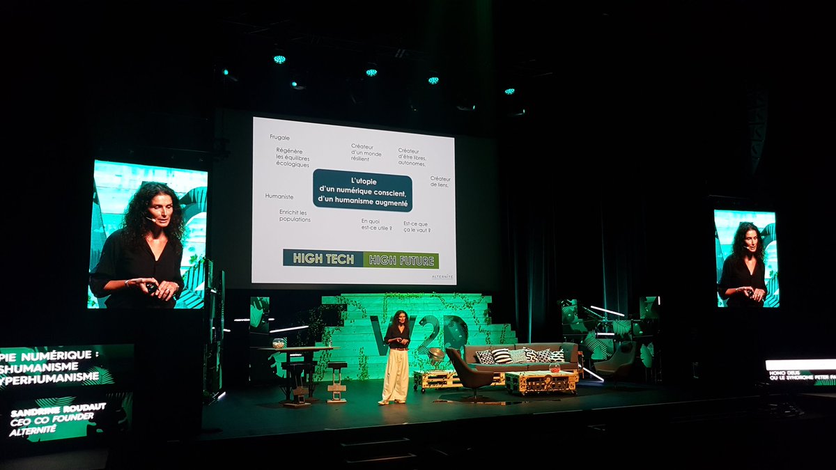 Et si les startups et le numérique devenait conscient, responsable et frugal. Qui voulons nous être ? Que voulons nous accomplir. Sandrine Roudaut @AlterniteTweet #Web2day