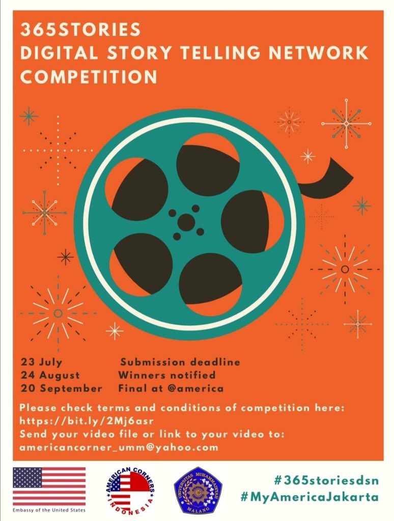 The 365Stories Digital Storytelling Network online competition is back! Visit <id.usembassy.gov/education-cult…> for details!