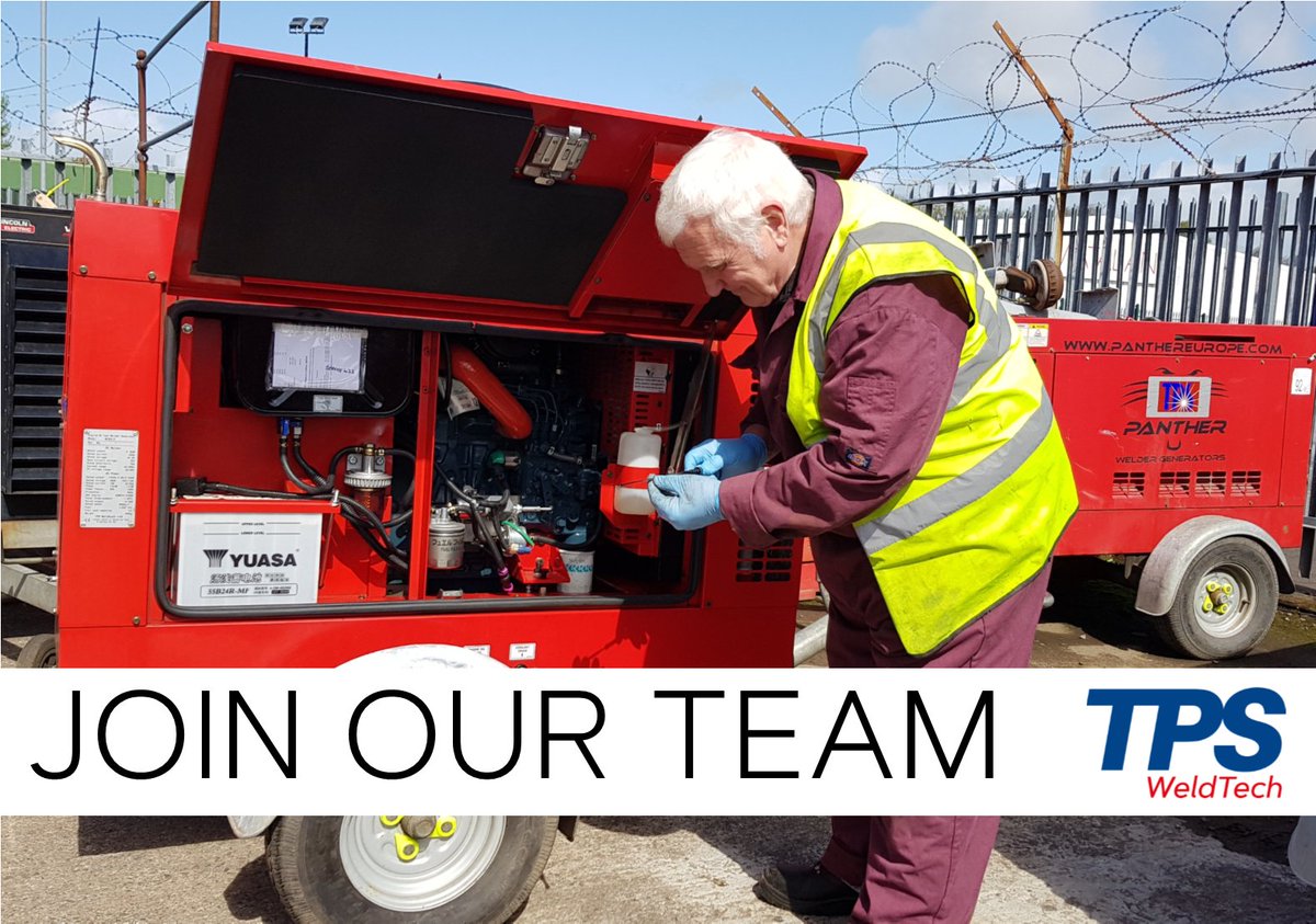 TPSWeldtech's tweet photo. Do you have electrical fault finding skills? Want to work for a growing business? Then see our latest vacancy for a plant mechanic (fitter): https://t.co/2yDccGQtEo #InvestEA #JobVacancy #Kilmarnock #EastAyrshire https://t.co/TW52A3RgPh