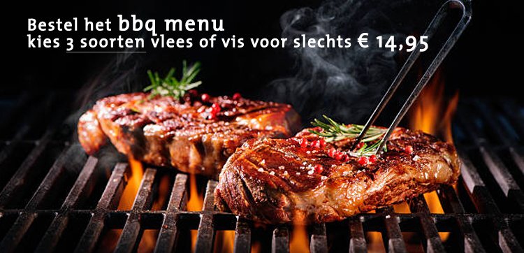 We gaan vrijdagavond weer barbecueën op ons terras. Bestel het bbq menu en kies 3 soorten vlees of vis voor slechts € 14,95, inclusief 2 soorten huisgemaakte salades, stokbrood, huisgemaakte sausjes &amp; fruit. Reserveren via info@raodhoesblerick.nl of 077 382 10 04. #smakelijketen