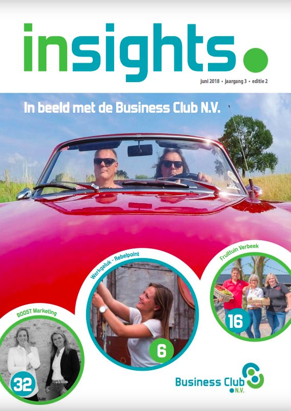 BusinessClubNV's tweet photo. - Nieuwe Insights Online -
De nieuwe editie van ons magazine staat nu online: https://t.co/66FxDzb93Z
Met dank aan o.a. @X__Concepts @LusinLusin @AH_Communicatie @globalrize_nl @RebelpointNL @lovetofund @FruittuinVrbeek @business_effect @ProximareCons https://t.co/1jHVpAauAT