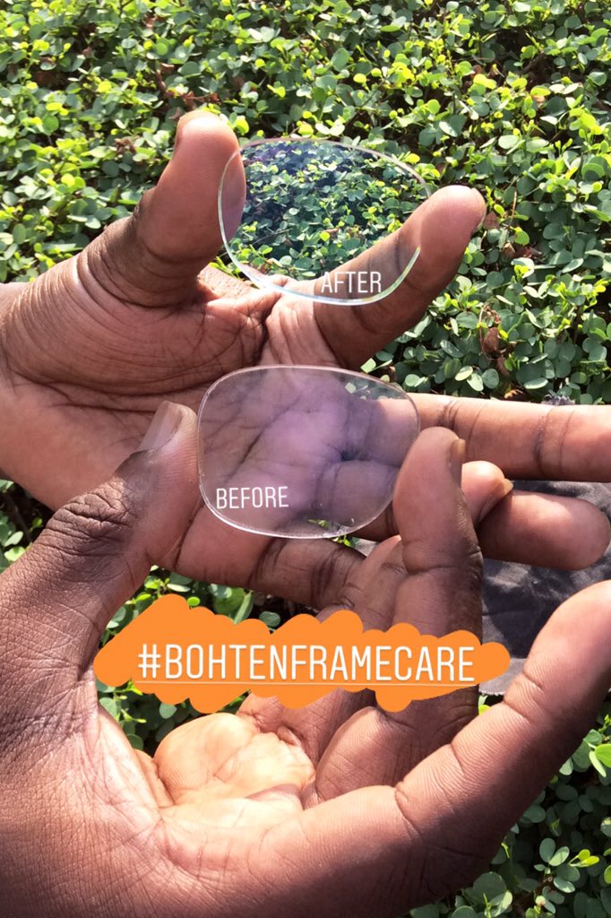 Bohten's tweet photo. #GHToday - Our #framecare program is starting to take shape. We re-coat frames with walnut oil, clean lenses and adjust hinges #bohten https://t.co/sqWM4fLD1c