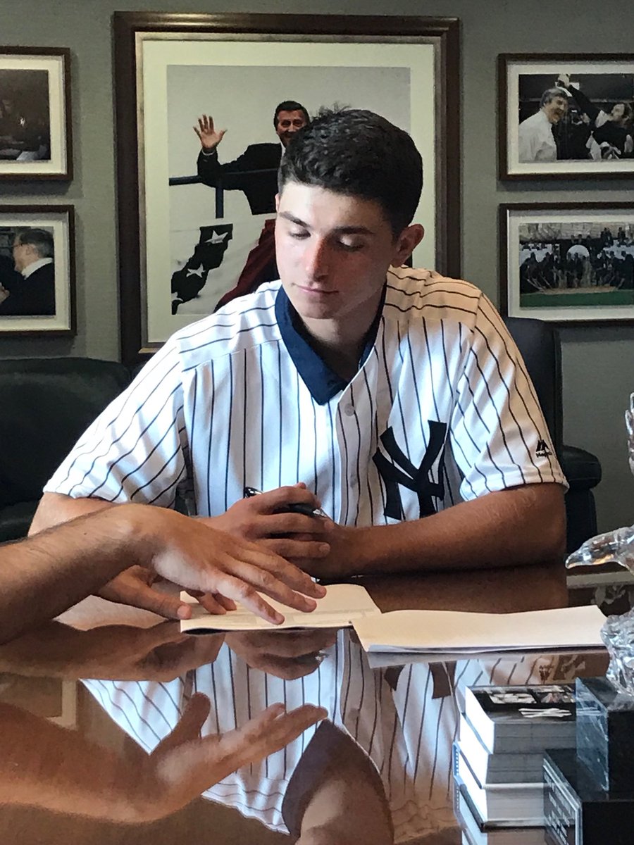 It’s official, <a href="/SeanCBoyle/">Sean Boyle</a> the yankee is a Yankee ! <a href="/DBU_Baseball/">DBU Baseball</a>