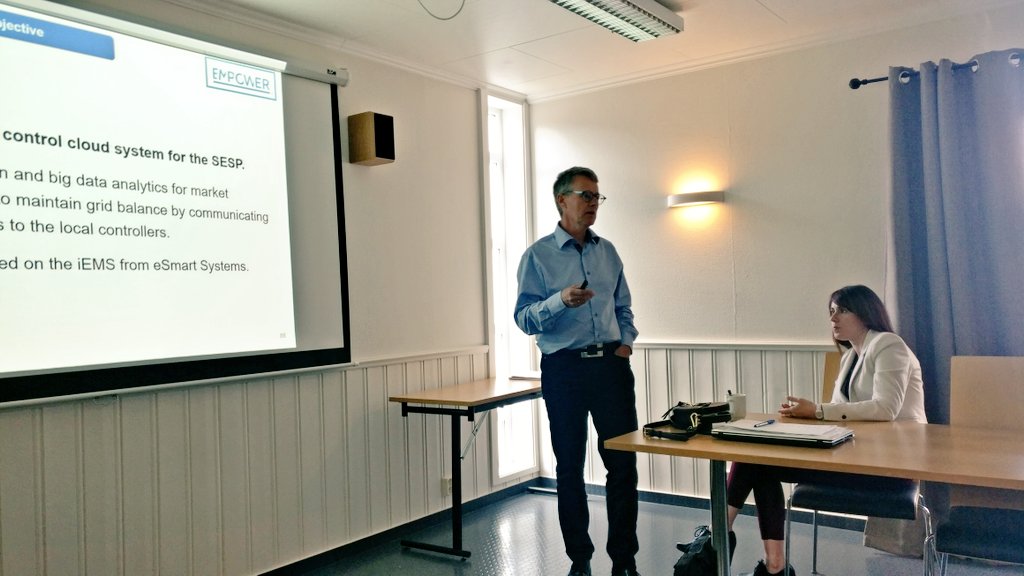 Stig Ødegaard from <a href="/eSmart_Systems/">eSmart Systems</a> presents the main achievements of WP5 of the Empower H2020 project