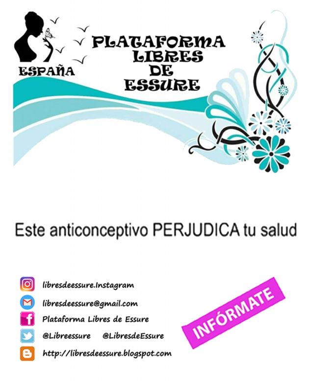 ccoocatalunya's tweet photo. Campanya per donar a conèixer els riscos per a la salut de les dones relacionats amb el mètode anticonceptiu #essure https://t.co/7N5Zj7mfG3

@libreessure @DonesCCOOCat https://t.co/U0K0lFPexu
