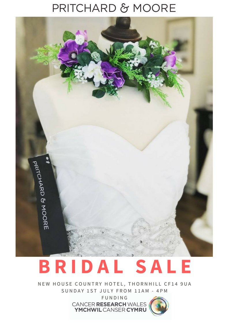 ❣️ On Sunday the 1st of July we will be hosting an exclusive #BridalSale at @NewHouseCardiff 👛100% of the profits go straight to Cancer Research Wales, funding world-class research right here in Wales! 🏴󠁧󠁢󠁷󠁬󠁳󠁿