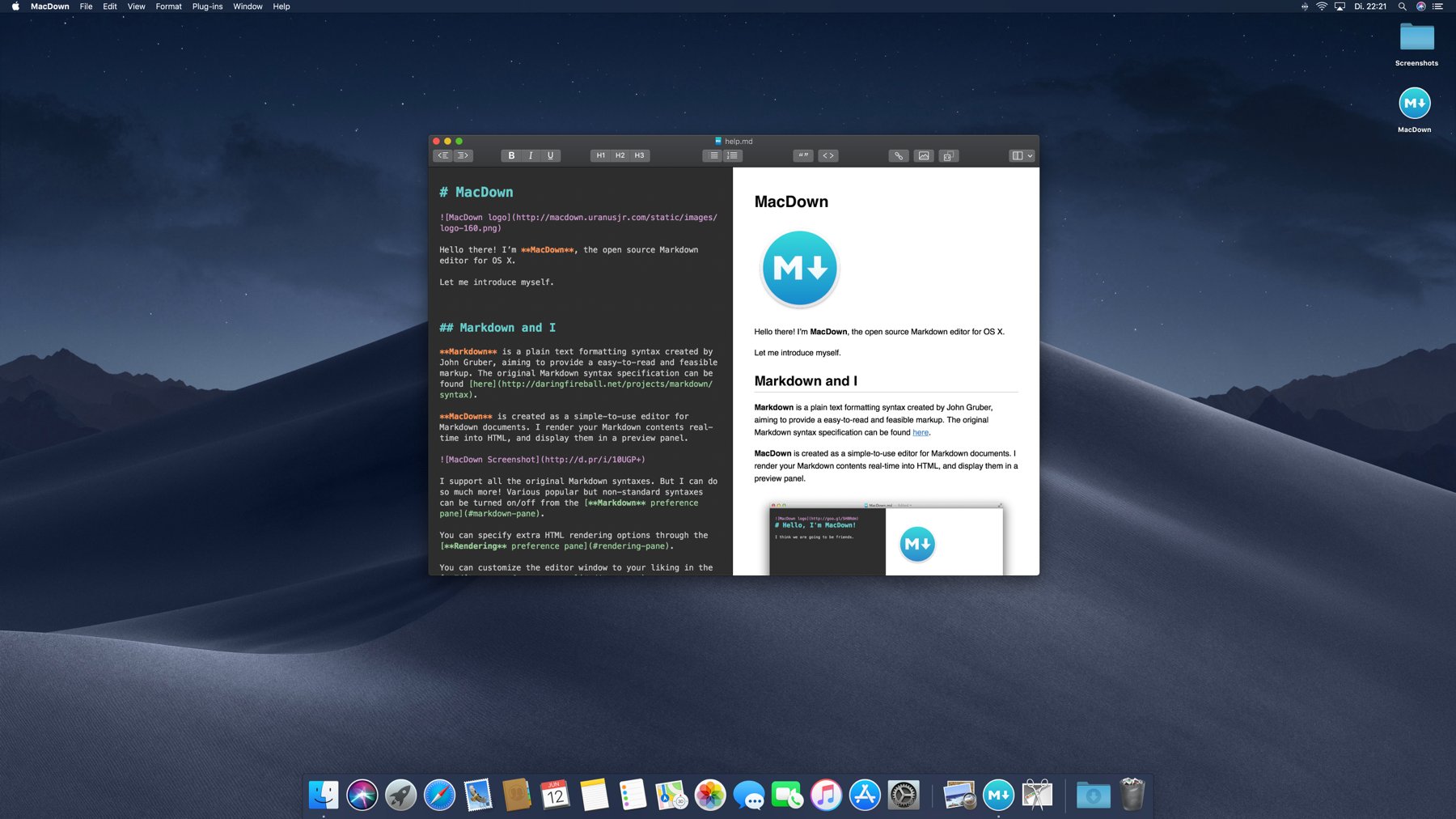 MacDown: The open source Markdown editor for macOS