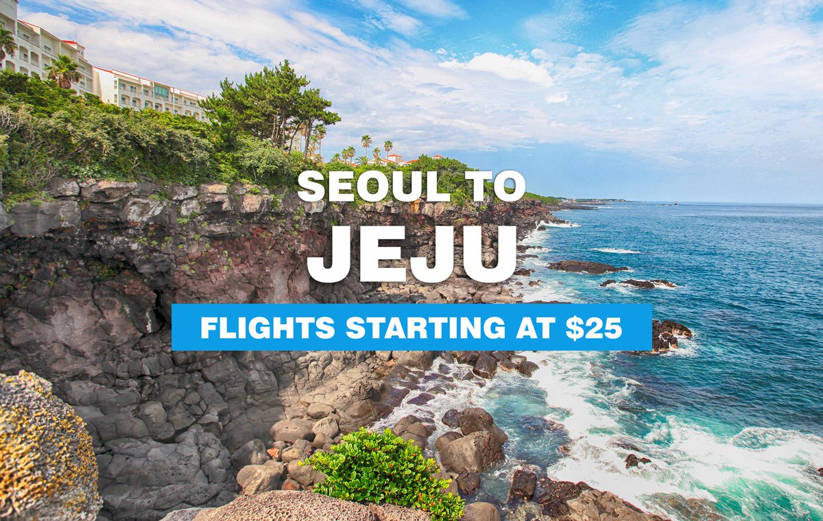 GeekySpotter's tweet image. #traveldeals #KOR
안녕하세요, 한국!
Cheap flights from Seoul to JEJU ISLAND starting from $25 &amp;lt;3
Search and book for your flight here: bit.ly/2y6bEDI